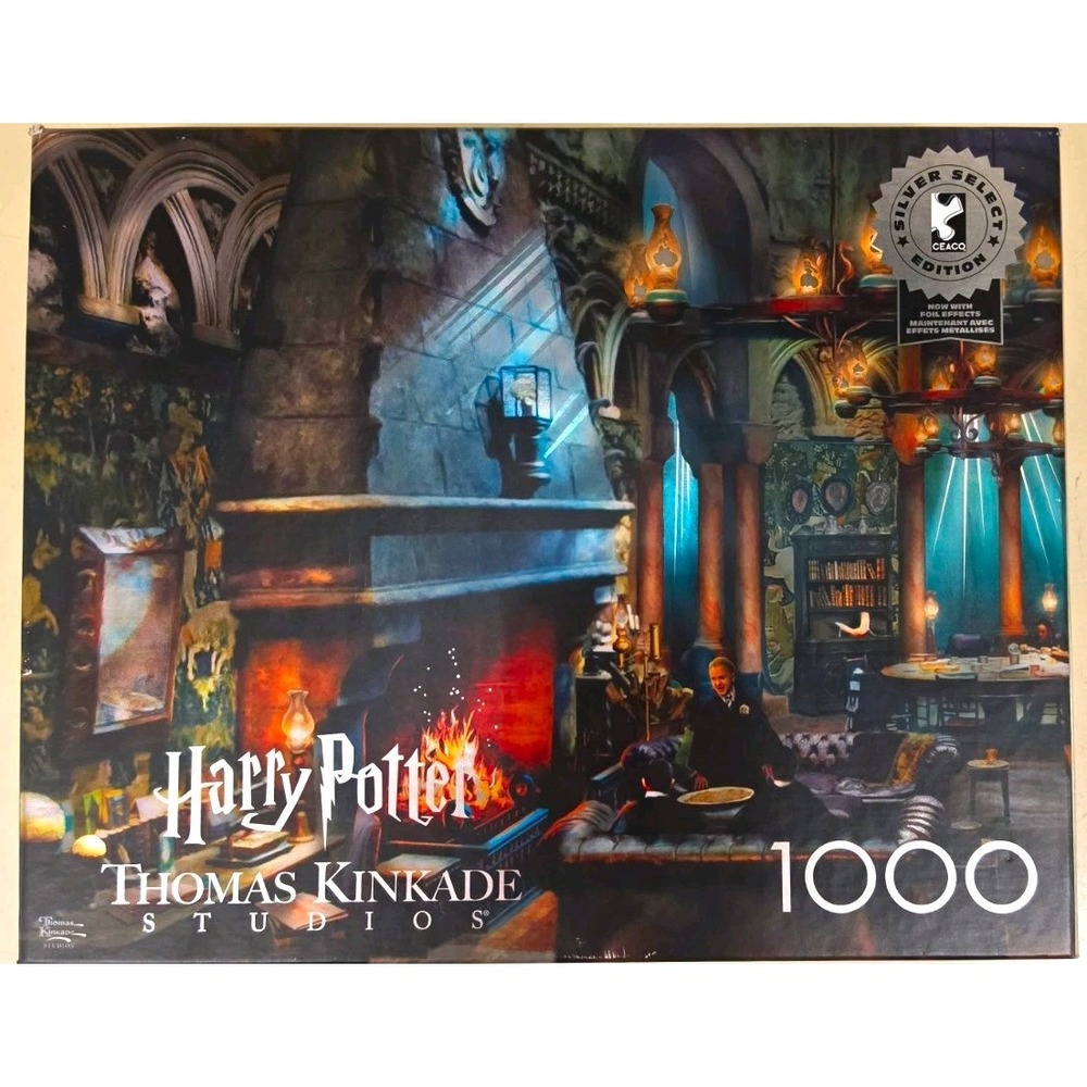 Thomas Kinkade Harry Potter Slytherin Common Room w/Foil Effects Puzzle